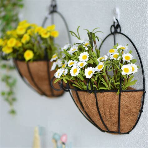 plant box holder metal|mounted metal plant hanger.